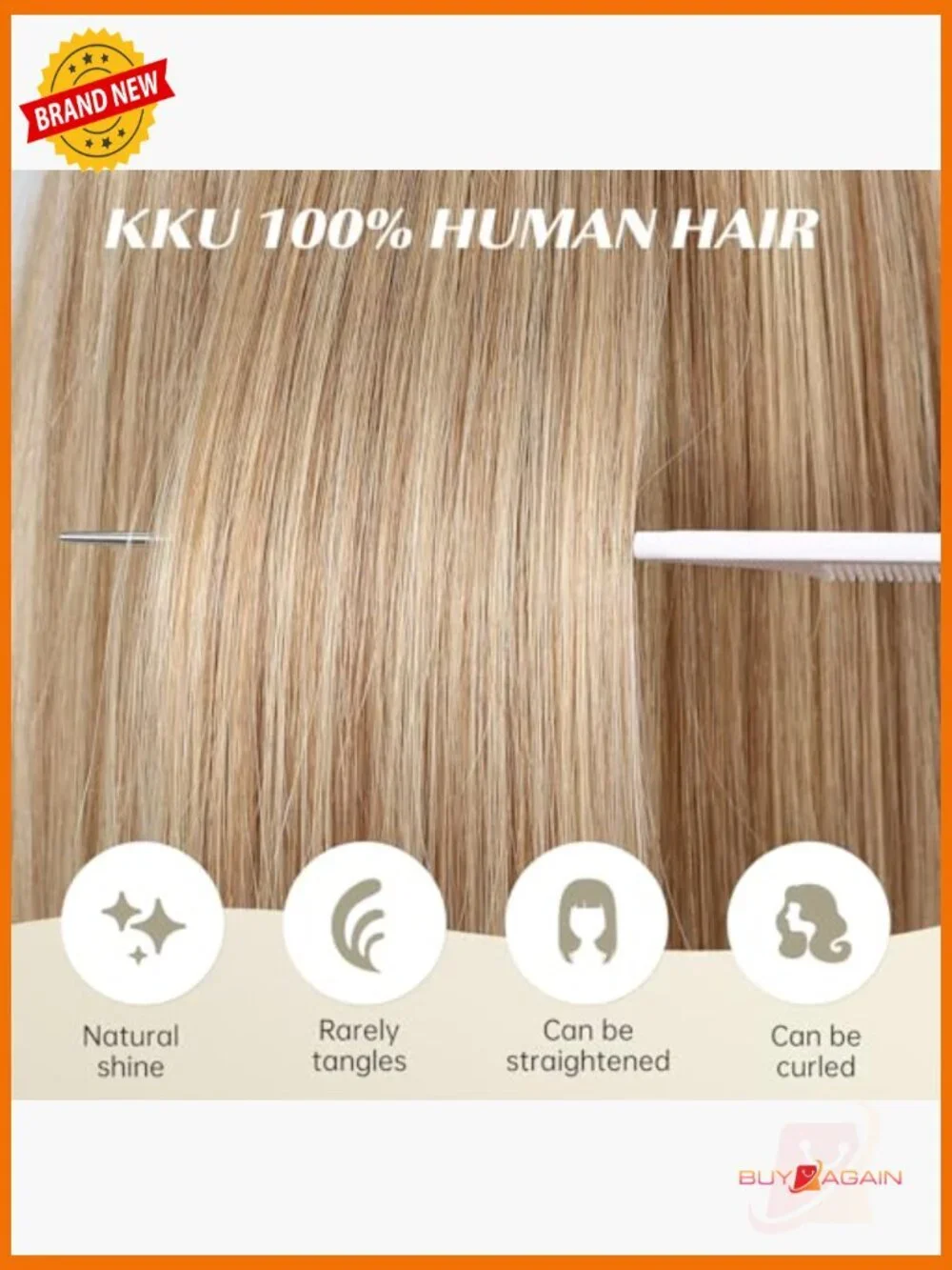 16 Inch Human Hair Wig with Bangs, Real Hair Wigs for Women, Natural Look